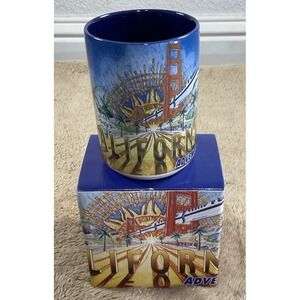 Disney California Adventure Monorail Golden Gate Coffee Mug 20 oz Collectible